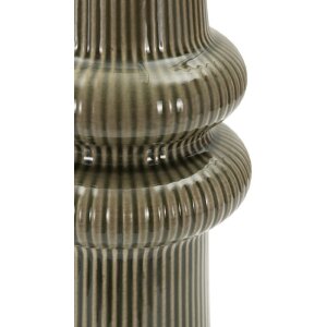 Mauro Ferretti Vase HARMONY Keramik Grün Ø13x25cm