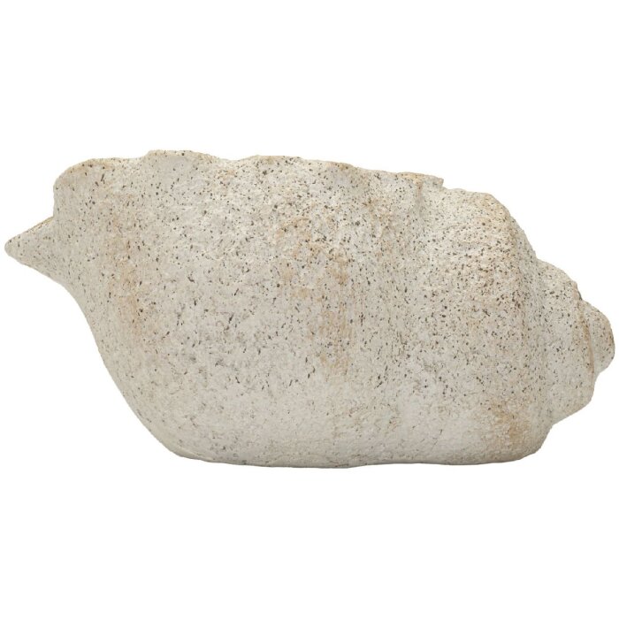 Vaso SHELL SAND Beige 35x23x18 cm di Mauro Ferretti
