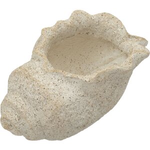 Vaso SHELL SAND Beige 35x23x18 cm di Mauro Ferretti