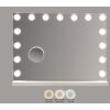 Specchio da tavolo Mauro Ferretti HOLLYWOOD LED 55x14x43 cm Bianco