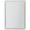 Specchio da parete LED SIMPLE Mauro Ferretti 60x3,5x80 cm Argento
