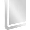 Specchio da parete LED SIMPLE Mauro Ferretti 60x3,5x80 cm Argento