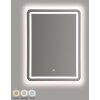 Specchio da parete LED SIMPLE Mauro Ferretti 60x3,5x80 cm Argento