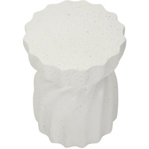 Mauro Ferretti Beistelltisch TWISTY Ø36x47,5 cm Creme