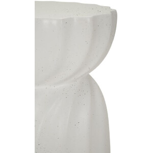 Mauro Ferretti Beistelltisch TWISTY Ø36x47,5 cm Creme