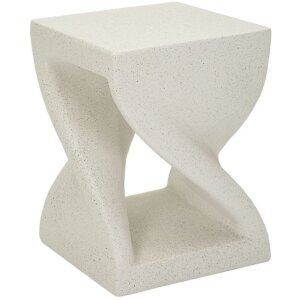 Mauro Ferretti Beistelltisch Z 34x34x45 cm Creme