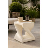 Mauro Ferretti Beistelltisch Z 34x34x45 cm Creme