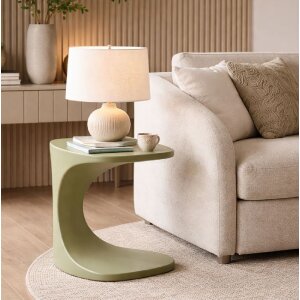 Tavolino laterale Mauro Ferretti Ibiza Verde 42x42x52 cm plastica