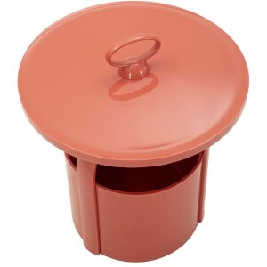 Tavolino da accanto Mauro Ferretti Iris Rosso Ø 44x43 cm