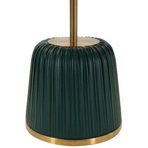 Tavolino da terra Mauro Ferretti Egle Verde/Gold Ø 40x55 cm