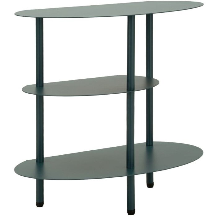 Comodino da notte Mauro Ferretti Saturn Ottanio 49,5x27,5x49,5 cm Metallo