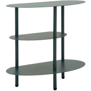 Comodino da notte Mauro Ferretti Saturn Ottanio 49,5x27,5x49,5 cm Metallo