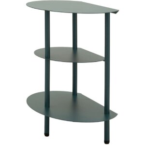 Comodino da notte Mauro Ferretti Saturn Ottanio 49,5x27,5x49,5 cm Metallo