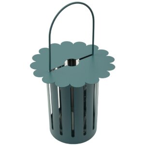 Lanterna Saturno Ottanio Mauro Ferretti Ø24x43 cm Metallo Vetro