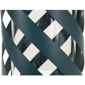 Lanterna Saturno Ottanio Twist di Mauro Ferretti Ø23x43 cm Metallo Vetro