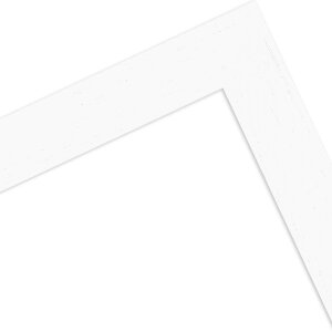 Cornice per foto in legno MendeFrames H970 bianco con venatura 30x45 cm con vetro antiriflesso