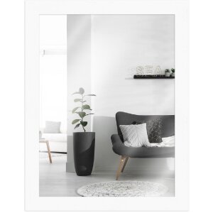 Specchio da parete MendeFrames H970 bianco grigio 30x45 cm