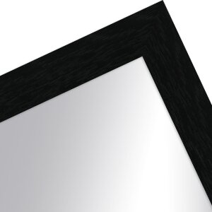 Specchio da parete MendeFrames H970 Nero a grana 50x65 cm