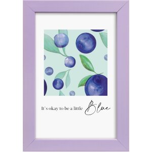 Cornice per foto Goldbuch Lunaro in legno con profilo piatto 10x15, 13x18, 15x20 cm verde, indigo, rosa, viola, giallo con vetro