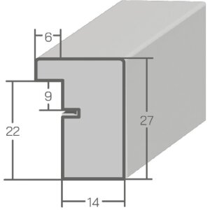 Cornice per foto in legno MendeFrames 960 ciliegio 13x18 cm vetro trasparente