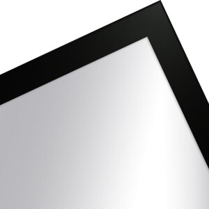 Specchio MendeFrames Serie H960 Nero 50x60 cm con listello in legno massiccio