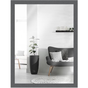 Specchio da parete MendeFrames H960 Grigio 60x60 cm...