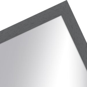 Specchio da parete MendeFrames H960 Grigio 60x60 cm Profilo in legno
