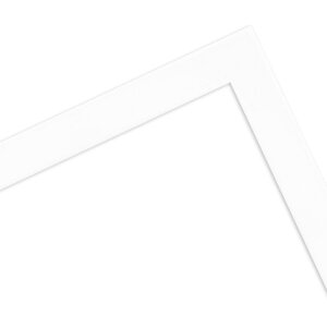 Cornice per foto in legno MendeFrames 960 Bianco 60x90 cm con vetro museale