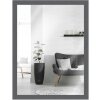 Specchio da parete MendeFrames H960 Grigio 70x90 cm Profilo in legno