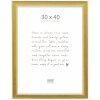 Cornice per foto Deknudt S244 in polistirolo con finitura legno e vetro trasparente, disponibile in oro, argento, bronzo o nero con bordo argento, formati 10x15, 13x18, 15x20, 18x24, 20x30, 21x29,7, 30x40 cm