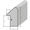 Cornice in legno MendeFrames H790 Strandhaus 21x29,7 cm grigio con vetro antireflex