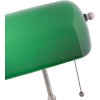 LumiLamp 5LL-5100 Lampada da scrivania Banker 27x17x41 cm Metallo verde Vetro