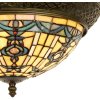 5LL-5351 Lampada da soffitto in vetro Tiffany 38 cm