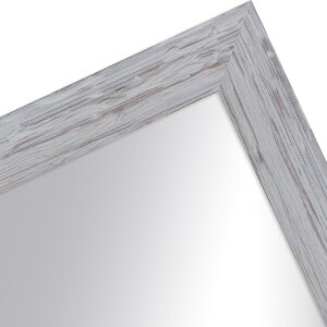 Specchio da parete MendeFrames H750 casa spiaggia grigio 30x60 cm