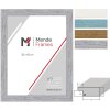 Cornice per foto MendeFrames H750 in legno massello 3,2 cm profilo piano, disponibile in rovere, blu, grigio e bianco, da 10x10 cm fino a 50x75 cm
