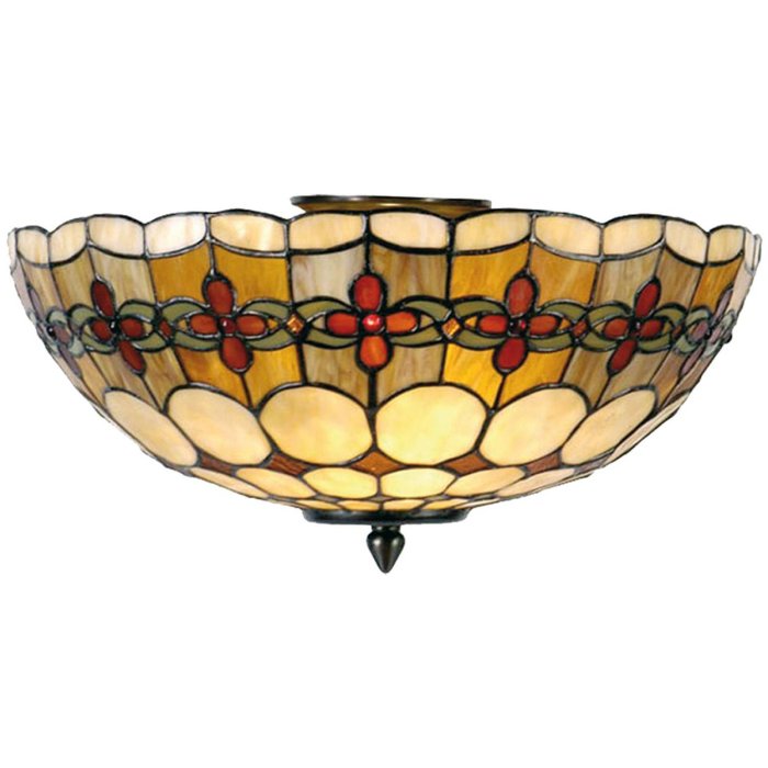 Plafoniera Tiffany 40 cm multicolore