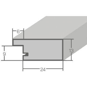 Cornice per foto MendeFrames H720 stile rustico 30x45 cm colore arancio chiaro vetro normale