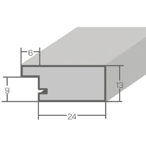 Cornice per foto MendeFrames H720 stile rustico 50x60 cm colore pesca vetro antiriflesso