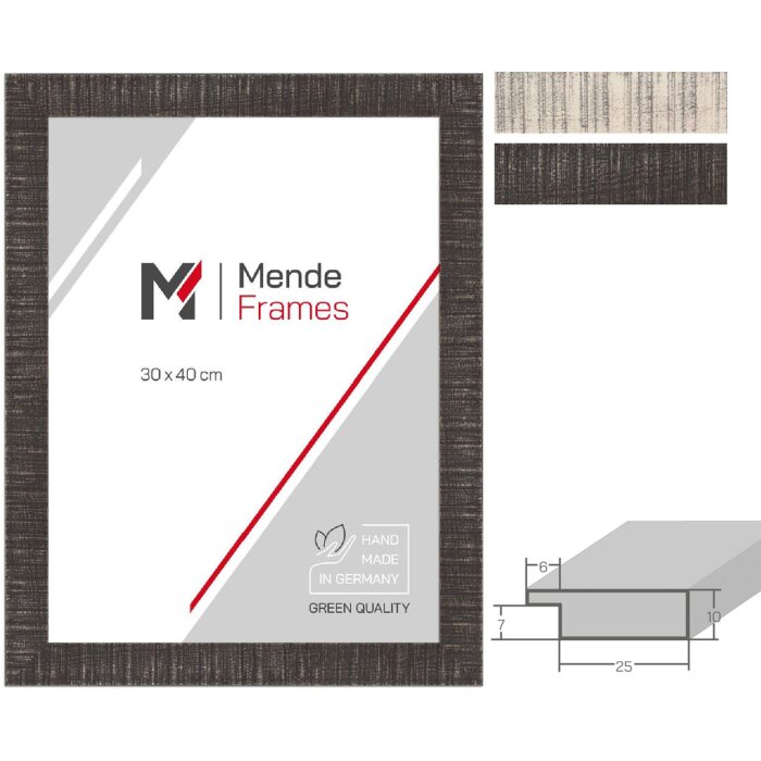 Cornice per foto MendeFrames H710 Shabby-Chic Marrone o Creme 10x10-50x70 cm