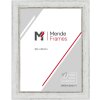 Cornice per foto MendeFrames H690 Vintage 50x60 cm bianco vetro museale