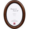 Effect Bilderrahmen Oval Profil HB Massivholz verschiedene Farben