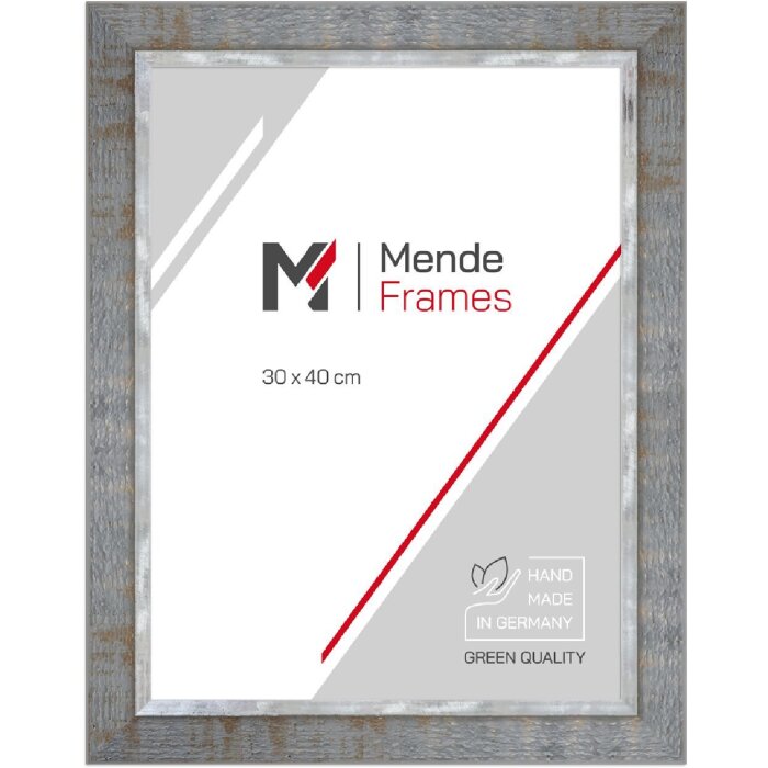 Cornice per foto MendeFrames H670 Industrial 50x100 cm grigio vetro museo