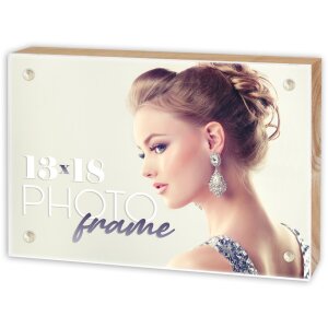 Cornice per foto in acrilico ZEP Clark natur 10x15 cm con chiusura magnetica