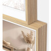 Cornice per foto Tallin in legno naturale 6x10x15 cm 46,5x29,5 cm