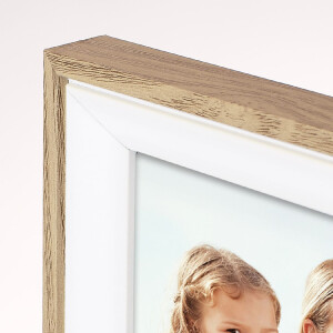 Cornice per foto ZEP Budapest in legno naturale 31x31 cm per 4 foto 10x15 cm