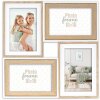 Cornice per foto ZEP Budapest in legno naturale 31x31 cm per 4 foto 10x15 cm