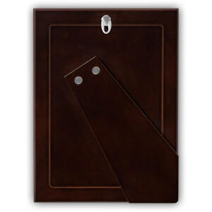 Cornice per foto Grosseto 13x18 cm argento lucido con struttura in legno