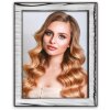 Cornice per foto Grosseto 13x18 cm argento lucido con struttura in legno