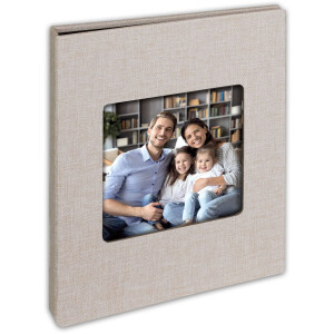 Album da foto inserimento Nevada 36 foto 13x19 cm rilegatura in tela nei colori rosso, blu, nero, grigio, beige o azzurro chiaro