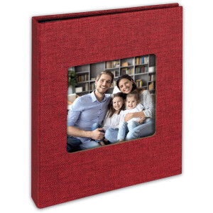 Album da foto inserimento Nevada 36 foto 13x19 cm rilegatura in tela nei colori rosso, blu, nero, grigio, beige o azzurro chiaro